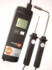 Standard-Set für Kunststoff-Betriebe betsehend aus Thermometer Typ 925,  Einstech- und Winkel-Oberflächenfühler
